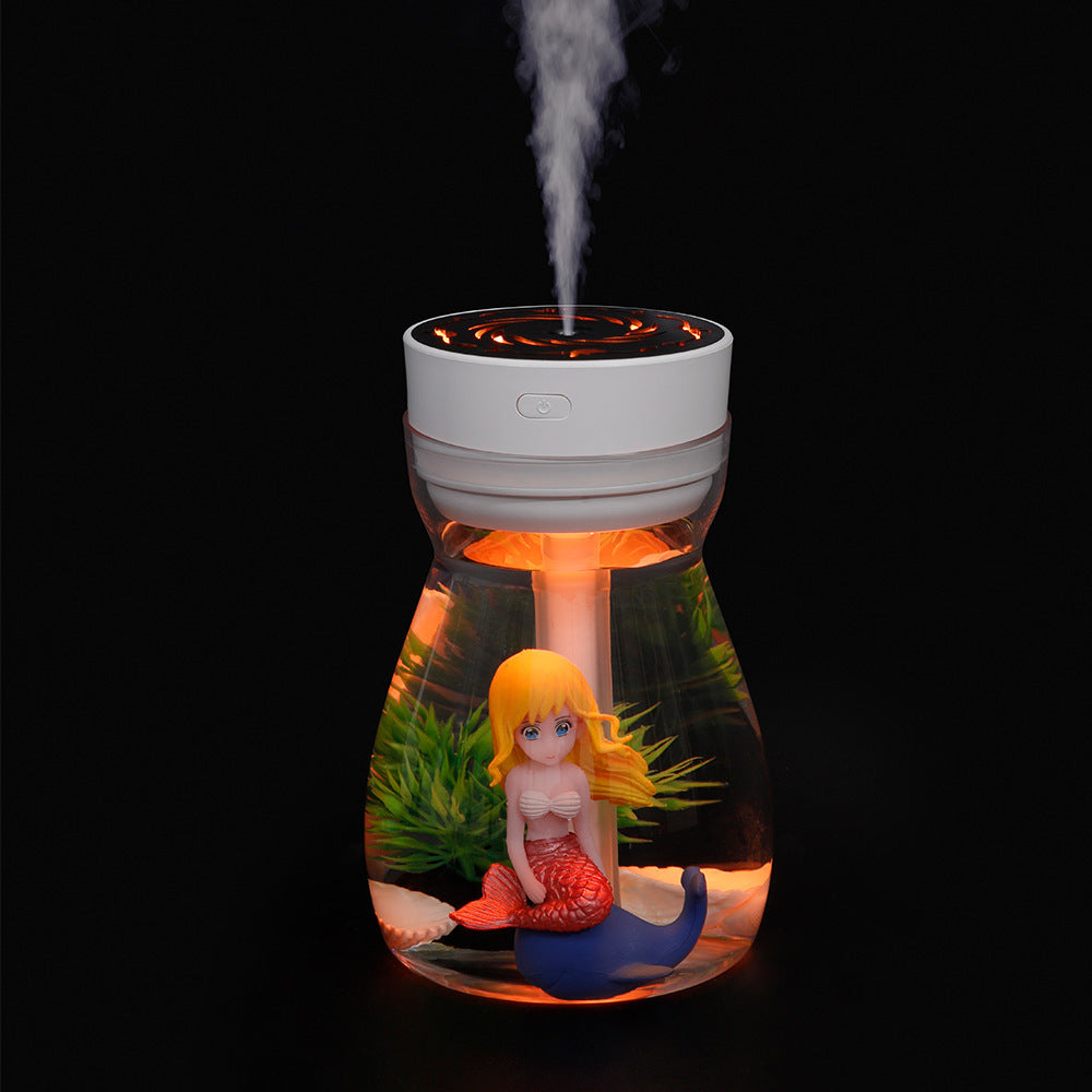 Mermaid Humidifier Usb Household Desk Mute