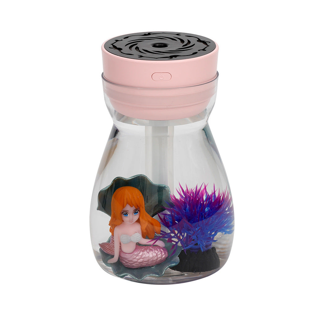 Mermaid Humidifier Usb Household Desk Mute