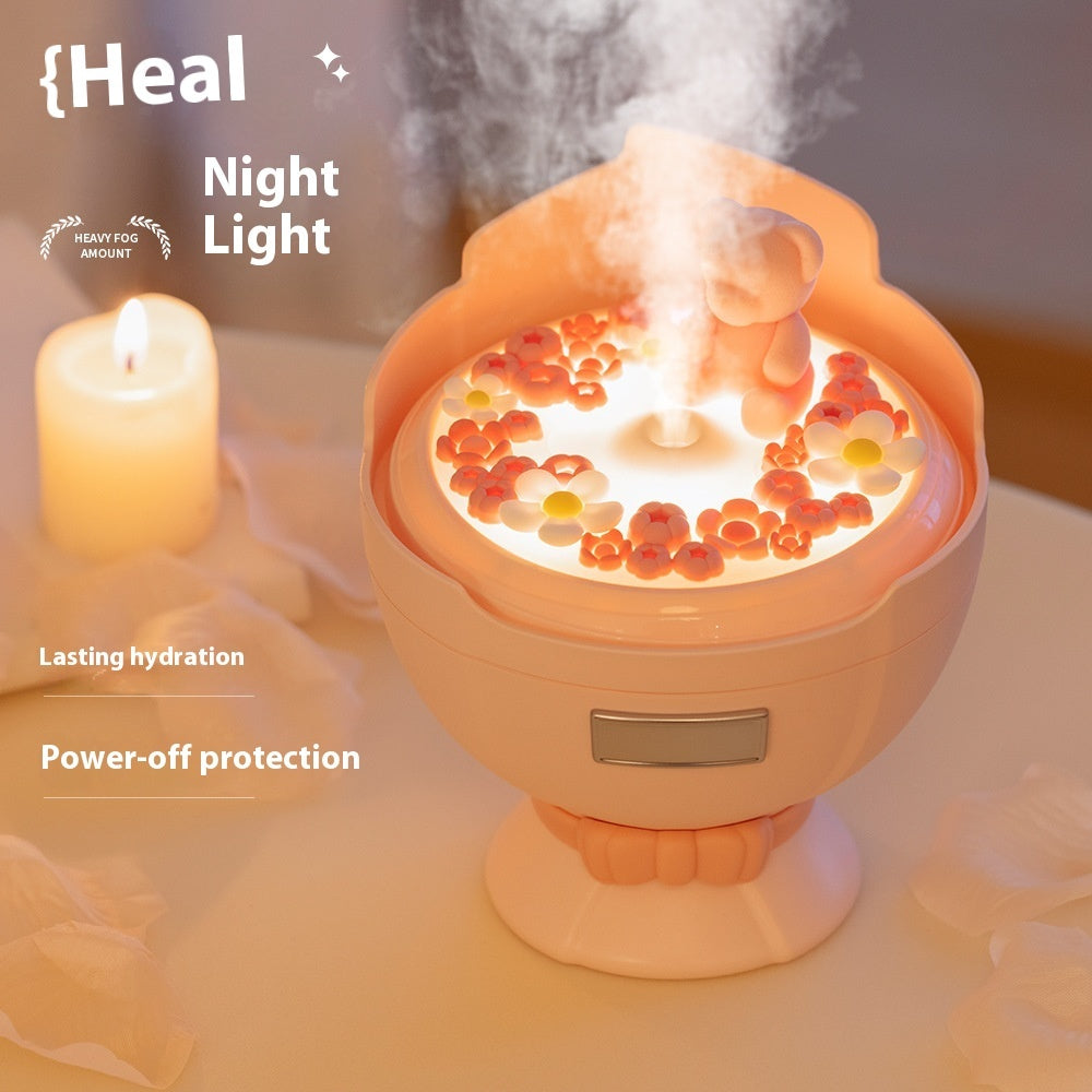 Creative Bouquet Humidifier Mute Heavy Fog Sprayer