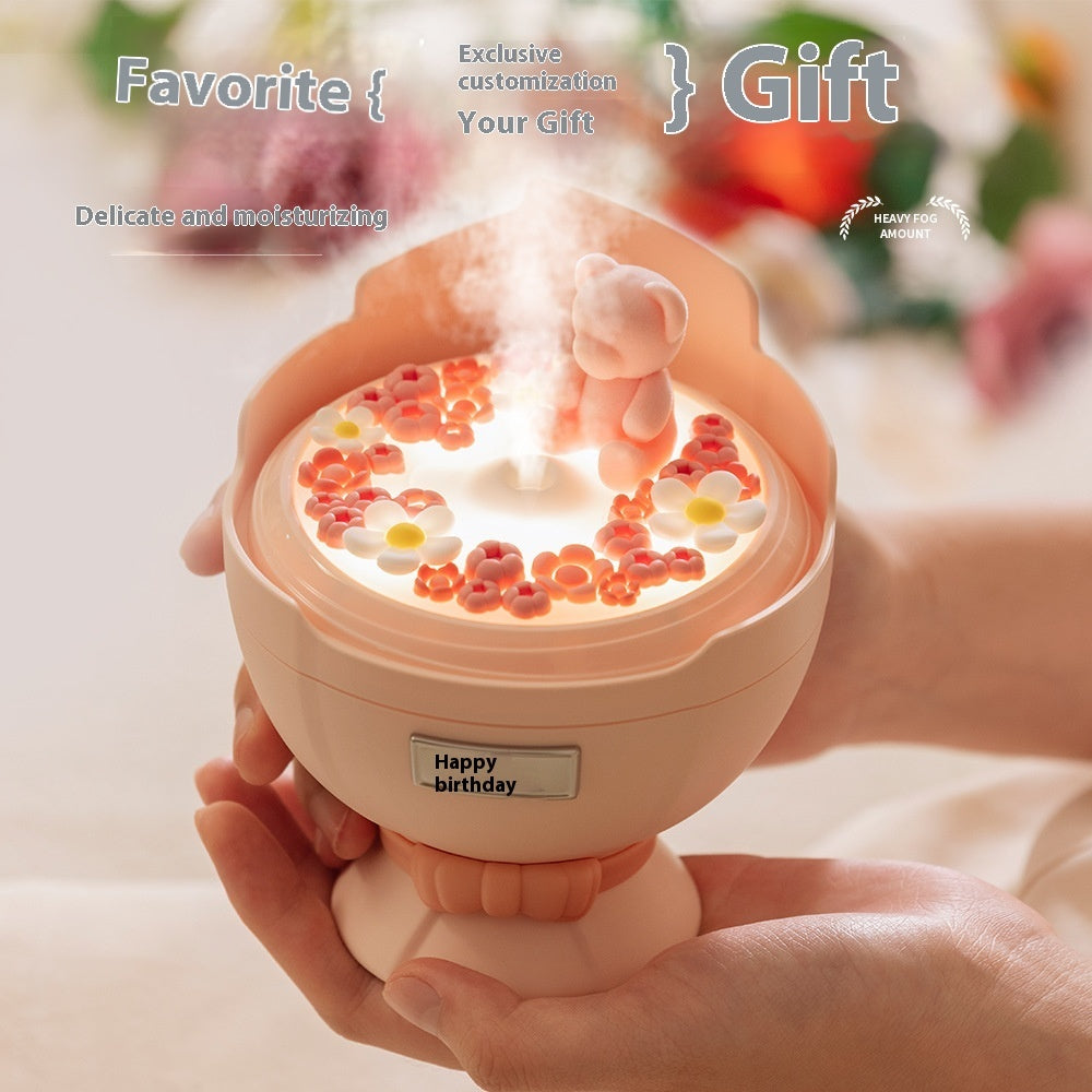 Creative Bouquet Humidifier Mute Heavy Fog Sprayer