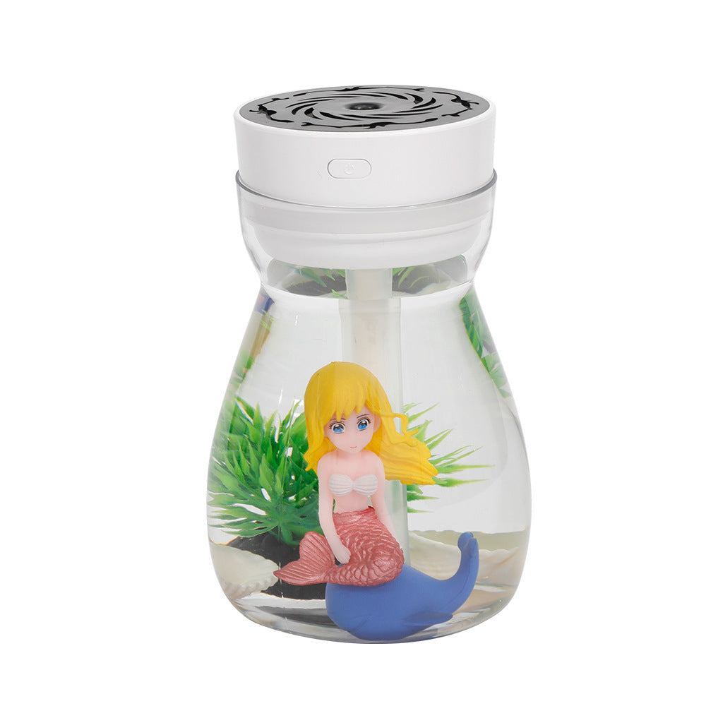 Mermaid Humidifier Usb Household Desk Mute