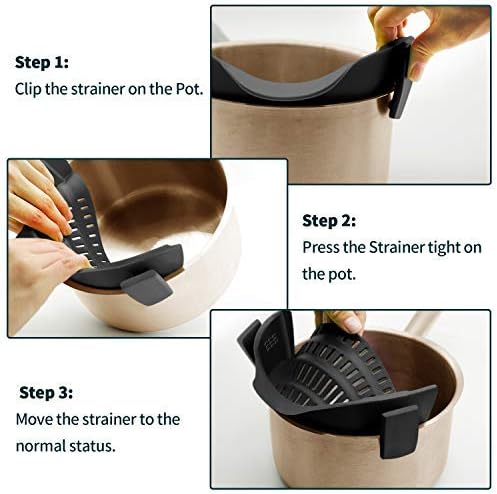 Clip-On Kitchen Strainer